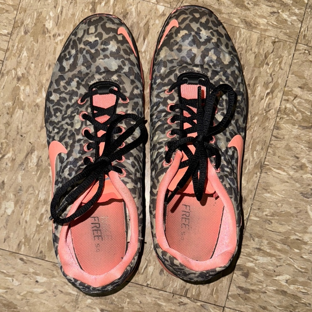 Nike Free 5.0 cheetah leopard size 10 women’s sneakers